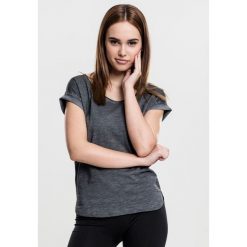 Koszulka damska Urban Classic Spray long. Szare t-shirty sportowe Urban Classics, bez wzorów, bez ramiączek. Za 142.00 zł.