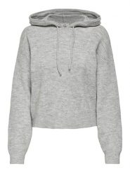 JDY Bluza w kolorze szarym rozmiar: M. Szare bluzy JDY, m, bez wzorów, prążkowane, bez ramiączek, z kapturem. Za 70.41 zł.