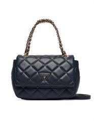 Guess Torebka Juliet Mini HWQG24 56740 Granatowy. Niebieskie torebki klasyczne Guess, z aplikacjami, ze skóry, bez dodatków. Za 494.99 zł.