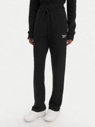 Reebok Spodnie dresowe Zuzanna RK25496CCW Czarny Regular Fit. Czarne spodnie sportowe Reebok, bez wzorów, z bawełny. Za 179.99 zł.