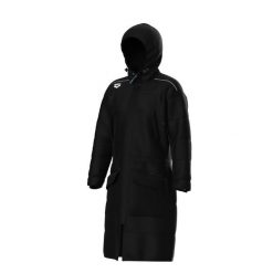 Parka Arena Team Solid. Czarne płaszcze Arena, bez wzorów, sportowe, bez kaptura. Za 742.00 zł.