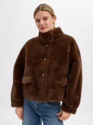 JOOP! Damowa kurtka ze sztucznego futra Kobiety brązowy, 42. Brązowe kurtki Joop!, bez wzorów, bez kaptura. Za 1,349.95 zł.