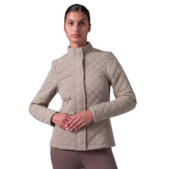 Damska kurtka puchowa PS of Sweden Lillian Quilted. Brązowe kurtki PS OF SWEDEN, bez wzorów, z puchu, bez kaptura. Za 838.00 zł.