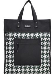 Beagles Torba w kolorze czarno-białym na zakupy - 35 x 42 x 17 cm rozmiar: onesize. Białe shopper bag Beagles, bez wzorów, z materiału, bez dodatków. Za 87.19 zł.