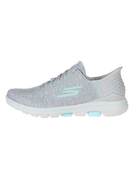 Skechers Sneakersy "Go Golf Walk 5" w kolorze błękitnym rozmiar: 38. Niebieskie swetry Skechers, bez wzorów, z materiału, bez ramiączek. Za 246.53 zł.