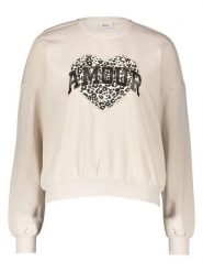 ONLY Bluza w kolorze kremowym rozmiar: M. Brązowe bluzy bez kaptura ONLY, m, bez wzorów, z bawełny, bez kaptura. Za 85.95 zł.