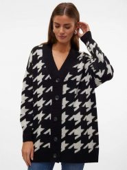 Vero Moda Kardigan w kolorze czarnym rozmiar: XS. Czarne swetry Vero Moda, xs, bez wzorów, bez ramiączek. Za 74.81 zł.
