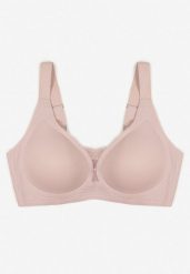 Jasnofioletowy Biustonosz z Prążkowanego Materiału Ezimere. Fioletowe biustonosze Born2be, bez wzorów, prążkowane. Za 59.99 zł.