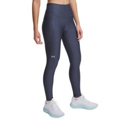 Legginsy treningowe damskie Under Armour HG Armour HiRise Downpour. Szare legginsy Under Armour, bez wzorów, sportowe. Za 159.99 zł.
