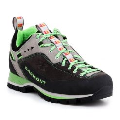 Buty Garmont Dragontail Mnt W 481199-201 czarne szare wielokolorowe zielone. Czarne buty trekkingowe z gumy, bez zapięcia. Za 834.10 zł.