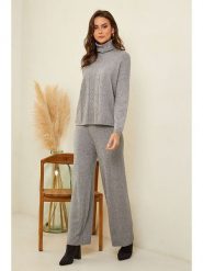 Soft Cashmere Spodnie w kolorze szarym rozmiar: 34/36. Szare spodnie materiałowe Soft Cashmere, bez wzorów, z kaszmiru. Za 130.99 zł.