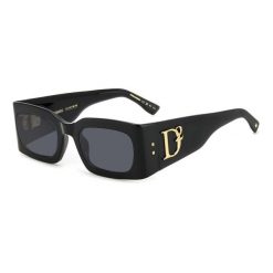 Okulary przeciwsłoneczne damskie DSQUARED2 D2 0109/S 807 Rozmiar 52 mm. Czarne okulary przeciwsłoneczne DSQUARED, bez wzorów. Za 1,266.00 zł.