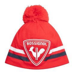 Czapka zimowa Rossignol Jr Rooster. Czerwone czapki zimowe Rossignol, bez wzorów, sportowe. Za 98.99 zł.
