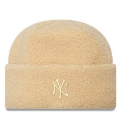 Czapka New Era. Brązowe czapki zimowe New Era, bez wzorów. Za 169.99 zł.