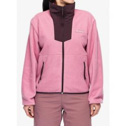 Polar damski Columbia Sequoia Grove Full Zip Fleece. Czerwone bluzy z polaru Columbia, bez wzorów, z polaru, trekkingowe. Za 280.49 zł.