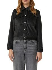 S.Oliver Kurtka koszulowa w kolorze czarnym rozmiar: 46. Czarne kurtki S.Oliver, s, bez wzorów, bez kaptura. Za 130.99 zł.