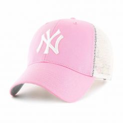 Czapka z daszkiem 47 Brand MLB New York Yankees Branson B-BRANS17CTP-RSA. Czerwone czapki z daszkiem 47 Brand, na jesień, bez wzorów. Za 92.00 zł.
