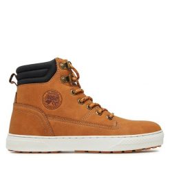 Botki O'Neill. Brązowe botki O'Neill, bez wzorów, bez obcasa, na płaskiej podeszwie, bez zapięcia. Za 209.99 zł.