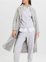 Płaszcz w kratę z wełną - wielobarwny. Płaszcze Sinsay, l, bez wzorów, z wełny, eleganckie, bez kaptura. Za 139.99 zł.