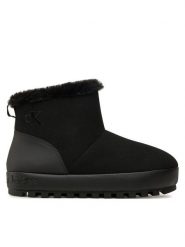 Calvin Klein Jeans Kapcie Home Anke Slipper YW0YW01592 Czarny. Czarne kapcie Calvin Klein Jeans, bez wzorów, z jeansu. Za 269.99 zł.