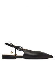 Furla Baleriny Poppy Slingback YM23FPO X30000 CN O6000 Czarny. Czarne baleriny Furla, bez wzorów, ze skóry, bez obcasa, bez zapięcia. Za 924.99 zł.