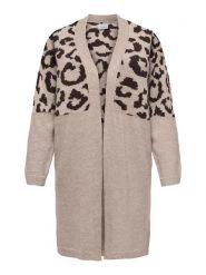 ONLY Carmakoma Kardigan w kolorze beżowym rozmiar: XL-54. Brązowe swetry Only Carmakoma, xl, bez wzorów, bez ramiączek. Za 166.45 zł.