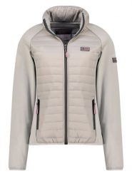 Geographical Norway Kurtka polarowa "Tour" w kolorze szarym rozmiar: M. Szare kurtki Geographical Norway, m, bez wzorów, z polaru, bez kaptura. Za 160.96 zł.