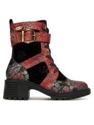 Laura Vita Trzewiki Corineo 41 Czarny. Czarne botki LAURA VITA, bez wzorów, ze skóry, bez obcasa, na płaskiej podeszwie, bez zapięcia. Za 389.99 zł.