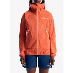 Kurtka przeciwdeszczowa damska Berghaus Rain Motion Jkt Af. Czerwone kurtki Berghaus, bez wzorów, bez kaptura. Za 1,083.49 zł.