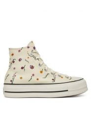 Converse Trampki Chuck Taylor All Star Lift A15536C Écru. Trampki Converse, bez wzorów, z materiału, retro, bez zapięcia. Za 379.99 zł.