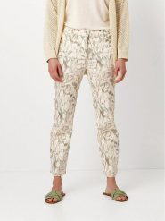 Toni Spodnie w kolorze turkusowo-kremowym rozmiar: W48. Brązowe spodnie materiałowe Toni, bez wzorów, z materiału. Za 173.99 zł.