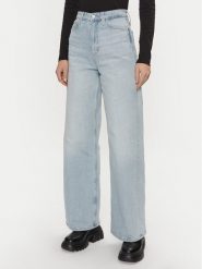 Calvin Klein Jeansy K20K208023 Niebieski Wide Leg. Niebieskie jeansy Calvin Klein, bez wzorów, z bawełny. Za 399.99 zł.