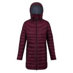Damski Płaszcz Ocieplany Z Kapturem Andel III. Niebieskie kurtki przeciwdeszczowe Regatta, xl, bez wzorów, z materiału, eleganckie, z kapturem. Za 92.99 zł.