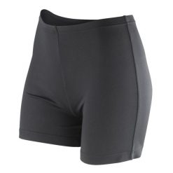 Spodenki Dresowe Impact Soft Dla Kobiet. Czarne szorty sportowe SPIRO, bez wzorów, z dresówki, rowerowe. Za 53.99 zł.