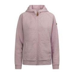 Trespass Lillie - Damska codzienna bluza z kapturem Gelsomino. Fioletowe bluzy Trespass, z aplikacjami, z materiału, sportowe, bez ramiączek, z kapturem. Za 324.99 zł.