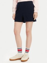Tommy Hilfiger Szorty sportowe UW0UW05800 Granatowy Regular Fit. Niebieskie szorty sportowe Tommy Hilfiger, bez wzorów, z bawełny. Za 129.99 zł.