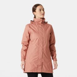 Damska długa ocieplana kurtka wodoodporna Helly Hansen Aden. Brązowe kurtki Helly Hansen, xs, bez wzorów, z materiału, bez kaptura. Za 542.65 zł.