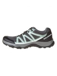 SALOMON Buty turystyczne "Barrakee" w kolorze antracytowym rozmiar: 42 2/3. Czarne buty trekkingowe Salomon, bez zapięcia. Za 299.37 zł.
