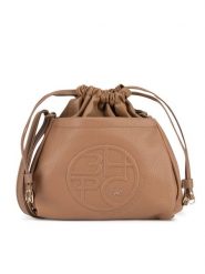 Beverly Hills Polo Club Torebka BHPC-K-042-06 Brązowy. Brązowe listonoszki Beverly Hills Polo Club, bez wzorów, z materiału, bez dodatków. Za 219.99 zł.