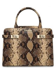 Steve Madden Torebka w kolorze beżowym - 30 x 21 x 13 cm rozmiar: onesize. Brązowe torebki klasyczne Steve Madden, bez wzorów, z materiału, przez ramię, bez dodatków. Za 302.35 zł.