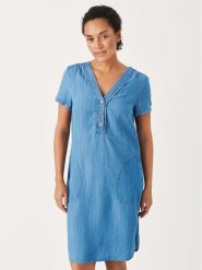 Part Two Sukienka codzienna Kaminas 30306740 Niebieski Feminine Fit. Niebieskie sukienki Part Two, na co dzień, bez wzorów, z lyocellu, bez kołnierzyka, bez ramiączek, proste. Za 299.99 zł.