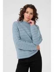 Kaffe Sweter w kolorze błękitnym rozmiar: S. Niebieskie swetry Kaffe, s, bez wzorów, bez ramiączek. Za 82.99 zł.