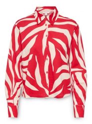 ONLY Koszula Sakura 15366883 Czerwony Regular Fit. Czerwone koszule ONLY, m, bez wzorów, z syntetyku, bez kołnierzyka, bez ramiączek. Za 109.99 zł.