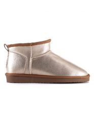 ISLAND BOOT Botki "Miley" w kolorze beżowym rozmiar: 36. Brązowe botki Island Boot, bez wzorów, z materiału, bez obcasa, bez zapięcia. Za 112.29 zł.