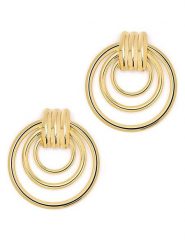 MOODE Kolczyki-wkrętki "Philomena" rozmiar: onesize. Żółte kolczyki MOODE, ze stali. Za 101.94 zł.