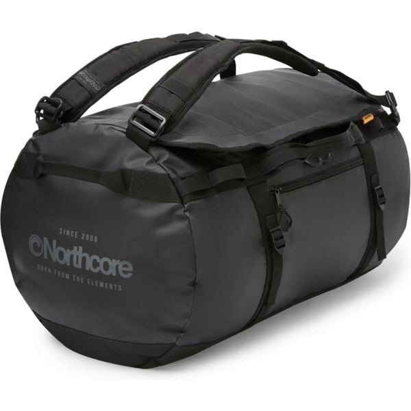 Torba Duffle Northcore. Czarne torby podróżne NORTHCORE, bez wzorów, z tkaniny, duże. Za 317.50 zł.
