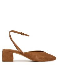 Aldo Czółenka Elianie 14295733 Brązowy. Brązowe czółenka Aldo, bez wzorów, ze skóry, bez obcasa, bez zapięcia. Za 459.99 zł.