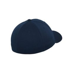 Czapka Flexfit 5 panel. Niebieskie czapki z daszkiem FLEXFIT, bez wzorów. Za 132.50 zł.