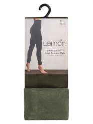 Lemon socks Legginsy w kolorze khaki rozmiar: S/M. Brązowe legginsy Lemon socks, bez wzorów. Za 30.71 zł.