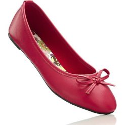 Baleriny bonprix jaskrawy czerwony. Czerwone baleriny bonprix, z syntetyku. Za 49.99 zł.